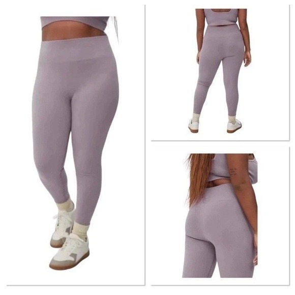 Everlane Pants - Everlane‎ Size M/L The Seamless Knit Ankle Legging Soft Stretch Lavender -NWOT